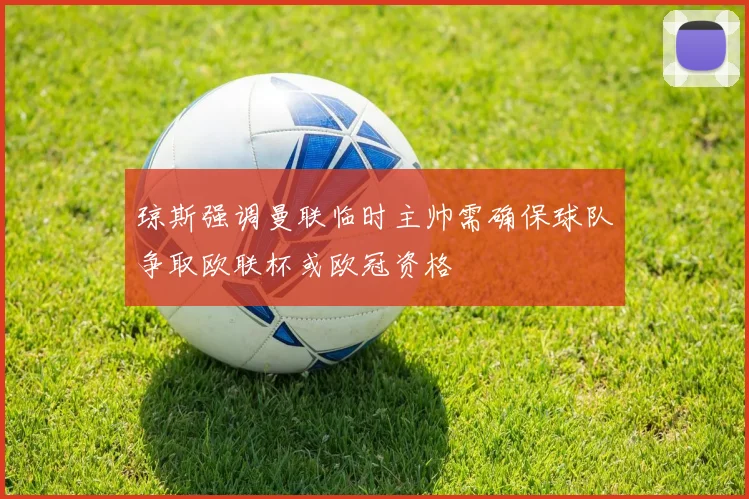 琼斯强调曼联临时主帅需确保球队争取欧联杯或欧冠资格